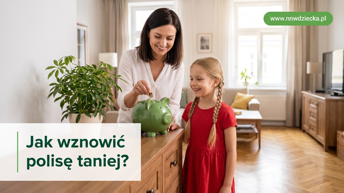Rodzic zaznacza w kalendarzu termin wznowienia polisy NNW dziecka przed wrześniem